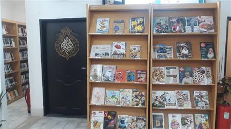 قفسه نشریات کتابخانه